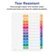 Avery 12 Tab Dividers for 3 Ring Binders, Customizable Table of Contents, Multicolor Tabs, 6 Sets (11196)